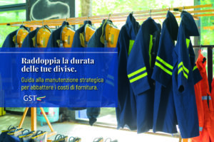 Manutenzione abbigliamento da lavoro: divise GST su appendiabiti